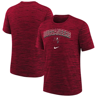 Youth Nike  Red Tampa Bay Buccaneers Sideline Velocity Performance T-Shirt