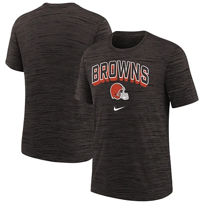 Youth Nike  Brown Cleveland Browns Sideline Velocity Performance T-Shirt