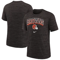 Youth Nike  Brown Cleveland Browns Sideline Velocity Performance T-Shirt