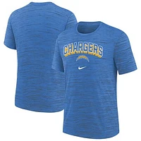 Youth Nike  Powder Blue Los Angeles Chargers Sideline Velocity Performance T-Shirt