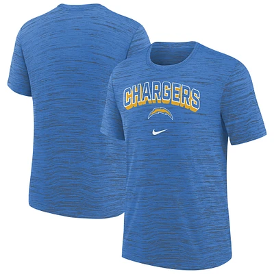 Youth Nike  Powder Blue Los Angeles Chargers Sideline Velocity Performance T-Shirt