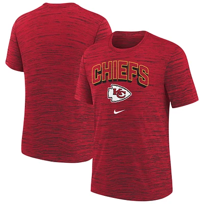 Youth Nike  Red Kansas City Chiefs Sideline Velocity Performance T-Shirt