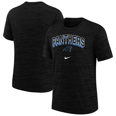 Youth Nike  Black Carolina Panthers Sideline Velocity Performance T-Shirt