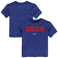 Toddler Nike Royal Buffalo Bills Wordmark T-Shirt