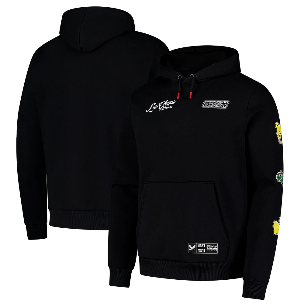 Unisex Black Red Bull Racing 2024 Las Vegas Grand Prix Special Edition Pullover Hoodie