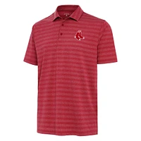 Men's Antigua  Heather Red Boston Sox Urge Polo