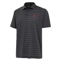 Men's Antigua  Heather Black Arizona Diamondbacks Urge Polo
