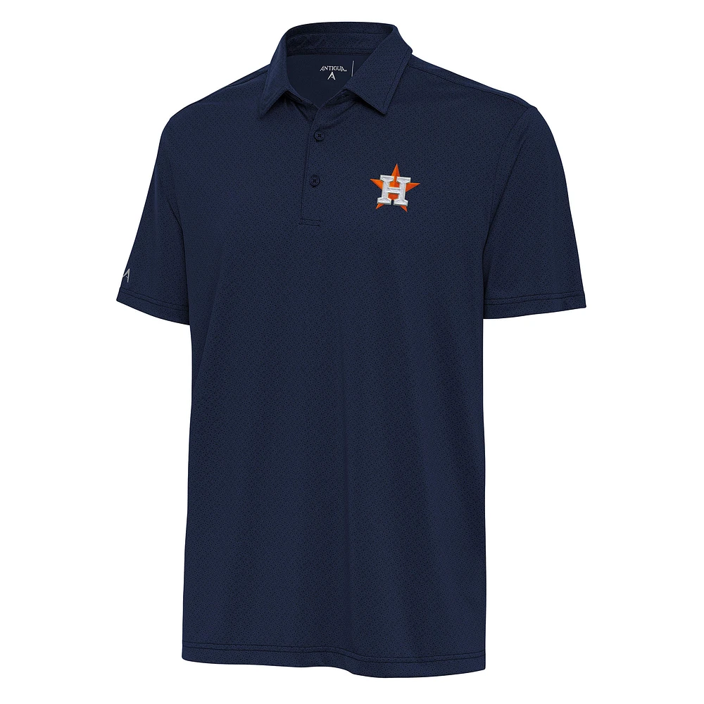 Men's Antigua Navy Houston Astros Whirl Polo