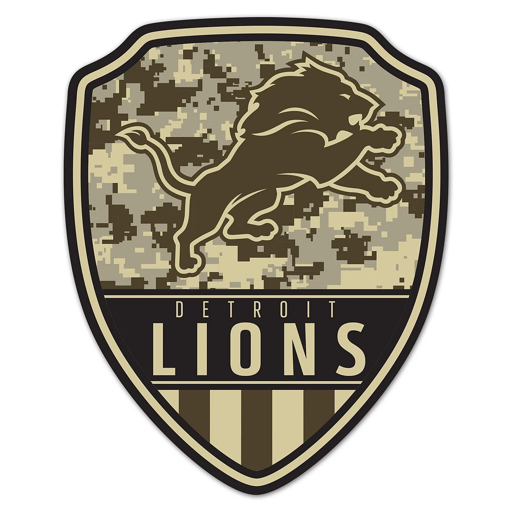WinCraft Detroit Lions 11" x 14" Standard Issue Digital Camouflage Pattern Wood Sign