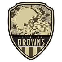 WinCraft Cleveland Browns 11" x 14" Standard Issue Digital Camouflage Pattern Wood Sign