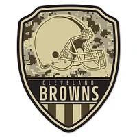 WinCraft Cleveland Browns 11" x 14" Standard Issue Digital Camouflage Pattern Wood Sign