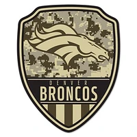 WinCraft Denver Broncos 11" x 14" Standard Issue Digital Camouflage Pattern Wood Sign