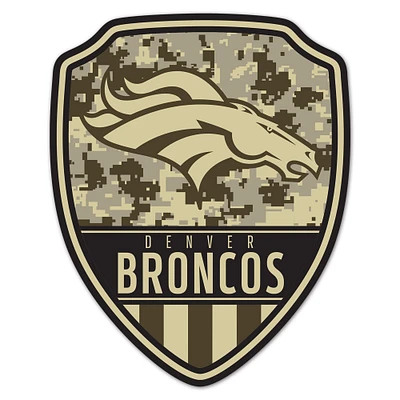 WinCraft Denver Broncos 11" x 14" Standard Issue Digital Camouflage Pattern Wood Sign