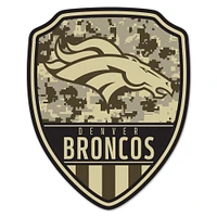 WinCraft Denver Broncos 11" x 14" Standard Issue Digital Camouflage Pattern Wood Sign