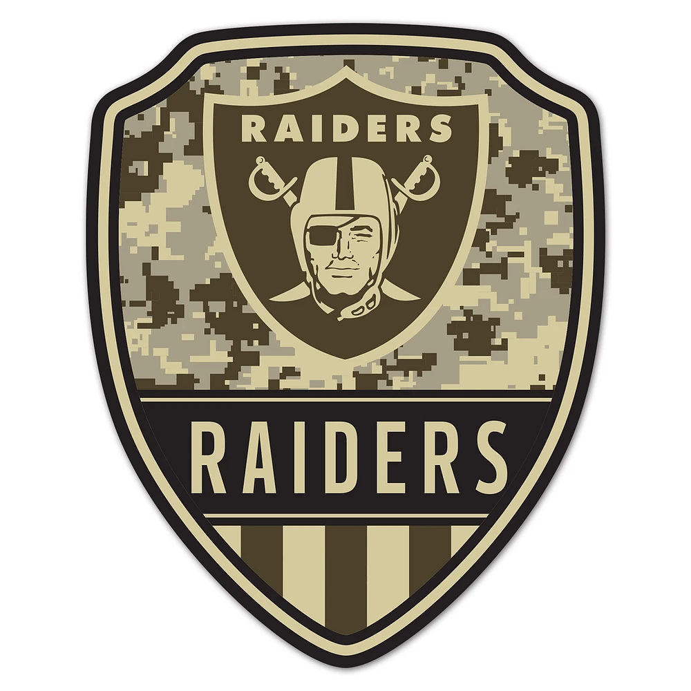 WinCraft Las Vegas Raiders 11" x 14" Standard Issue Digital Camouflage Pattern Wood Sign