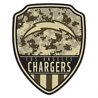 WinCraft Los Angeles Chargers 11" x 14" Standard Issue Digital Camouflage Pattern Wood Sign