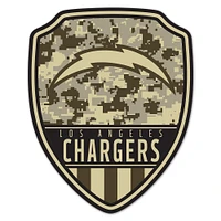 WinCraft Los Angeles Chargers 11" x 14" Standard Issue Digital Camouflage Pattern Wood Sign