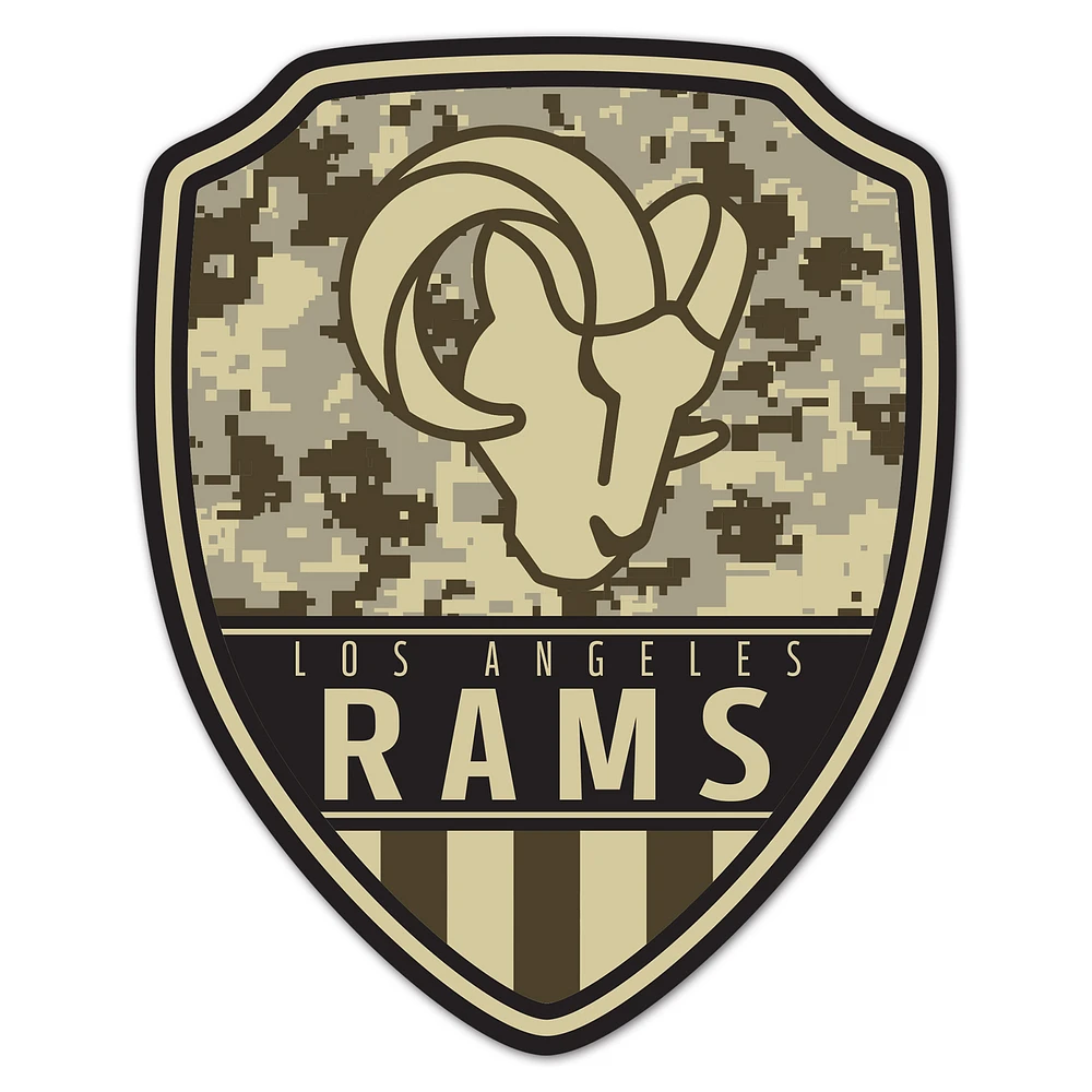 WinCraft Los Angeles Rams 11" x 14" Standard Issue Digital Camouflage Pattern Wood Sign