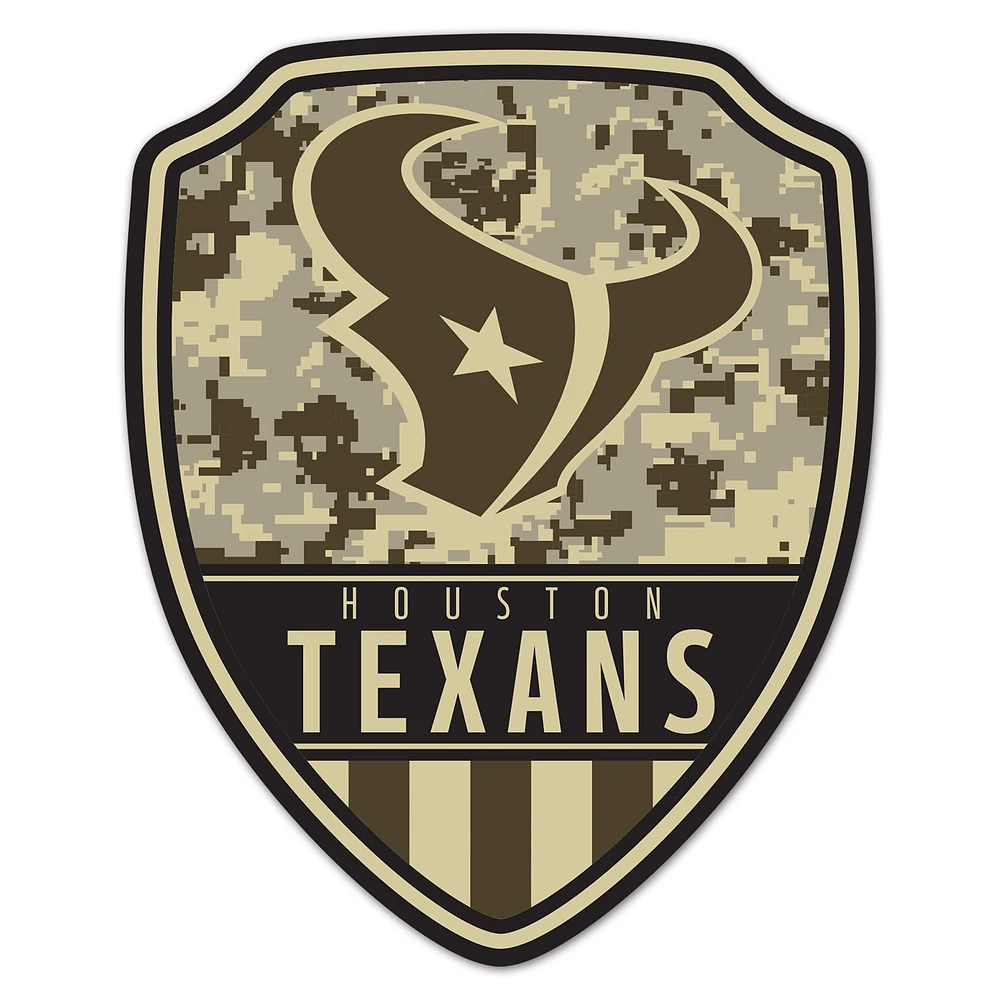 WinCraft Houston Texans 11" x 14" Standard Issue Digital Camouflage Pattern Wood Sign