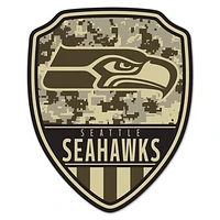 WinCraft Seattle Seahawks 11" x 14" Standard Issue Digital Camouflage Pattern Wood Sign
