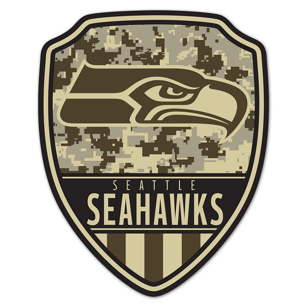 WinCraft Seattle Seahawks 11" x 14" Standard Issue Digital Camouflage Pattern Wood Sign