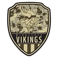 WinCraft Minnesota Vikings 11" x 14" Standard Issue Digital Camouflage Pattern Wood Sign