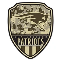 WinCraft New England Patriots 11" x 14" Standard Issue Digital Camouflage Pattern Wood Sign