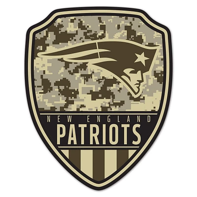 WinCraft New England Patriots 11" x 14" Standard Issue Digital Camouflage Pattern Wood Sign