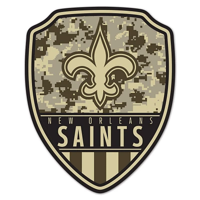 WinCraft New Orleans Saints 11" x 14" Standard Issue Digital Camouflage Pattern Wood Sign