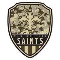 WinCraft New Orleans Saints 11" x 14" Standard Issue Digital Camouflage Pattern Wood Sign