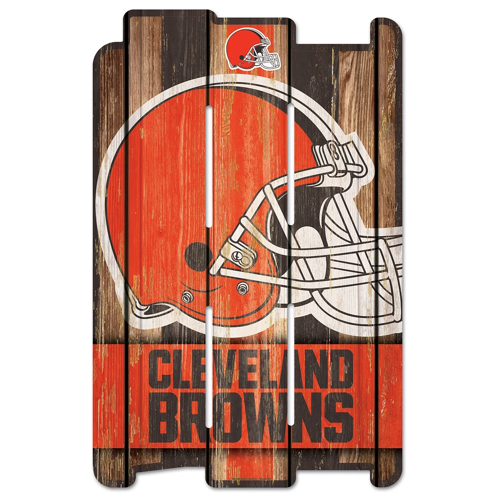 WinCraft Cleveland Browns 11" x 17" Wood Plank Sign