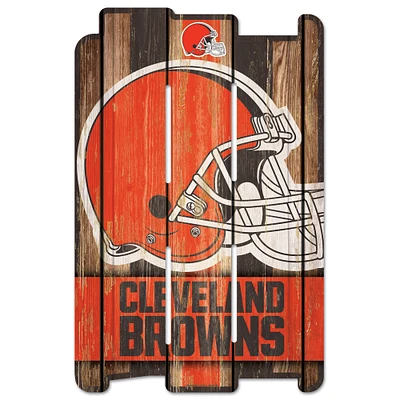 WinCraft Cleveland Browns 11" x 17" Wood Plank Sign