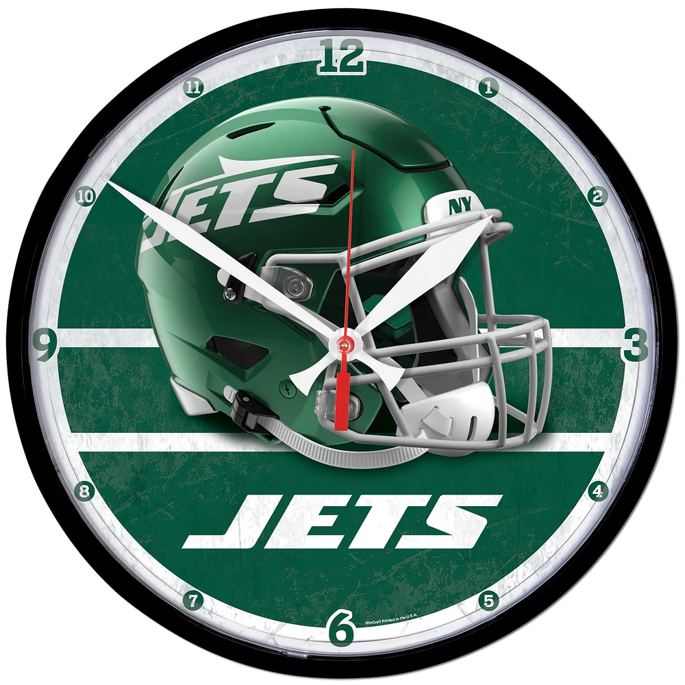 WinCraft New York Jets 12.75" Round Wall Clock