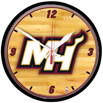 WinCraft Miami Heat 12.75" Round Wall Clock