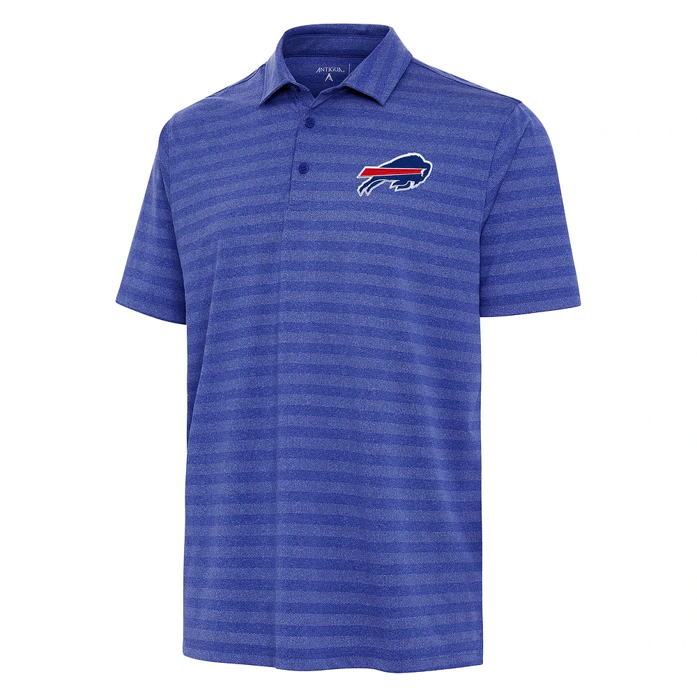 Men's Antigua Heather Royal Buffalo Bills Urge Polo
