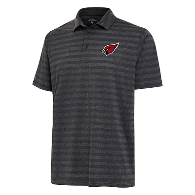 Men's Antigua  Heather Black Arizona Cardinals Urge Polo