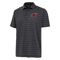 Men's Antigua  Heather Black Arizona Cardinals Urge Polo
