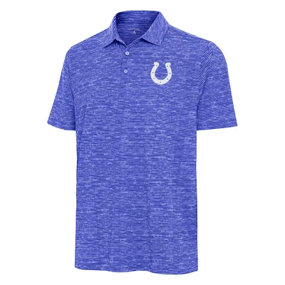 Men's Antigua  Heather Royal Indianapolis Colts Static Polo