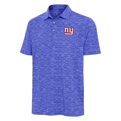 Men's Antigua  Heather Royal New York Giants Static Polo