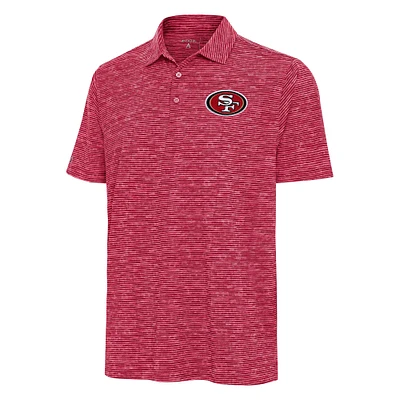 Men's Antigua  Scarlet San Francisco 49ers Static Polo