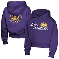Girls Youth  Purple Los Angeles Sparks Closer Pullover Hoodie