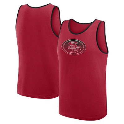 Men's Fanatics  Scarlet San Francisco 49ers Unmatched Success Tank Top
