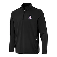 Men's Antigua Arizona Wildcats Perilous Quarter-Zip Sweatshirt