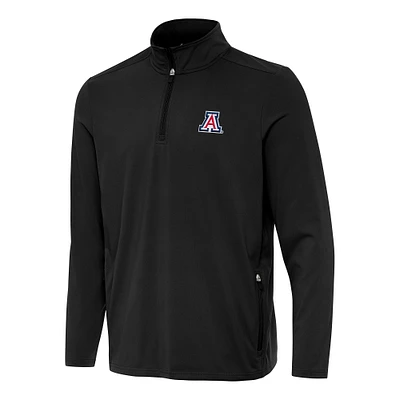 Men's Antigua Arizona Wildcats Perilous Quarter-Zip Sweatshirt