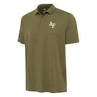 Men's Antigua Olive Air Force Falcons Reprocess Polo
