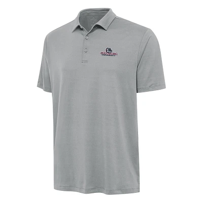 Men's Antigua Gray Gonzaga Bulldogs Reprocess Polo
