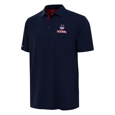 Men's Antigua Navy/Red UConn Huskies Era Polo