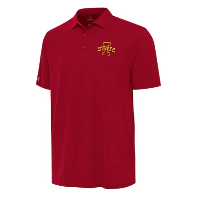 Men's Antigua Cardinal Iowa State Cyclones Era Polo