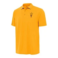 Men's Antigua Gold Arizona State Sun Devils Era Polo