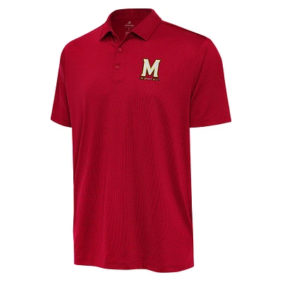 Men's Antigua Red Maryland Terrapins Ellipse Polo